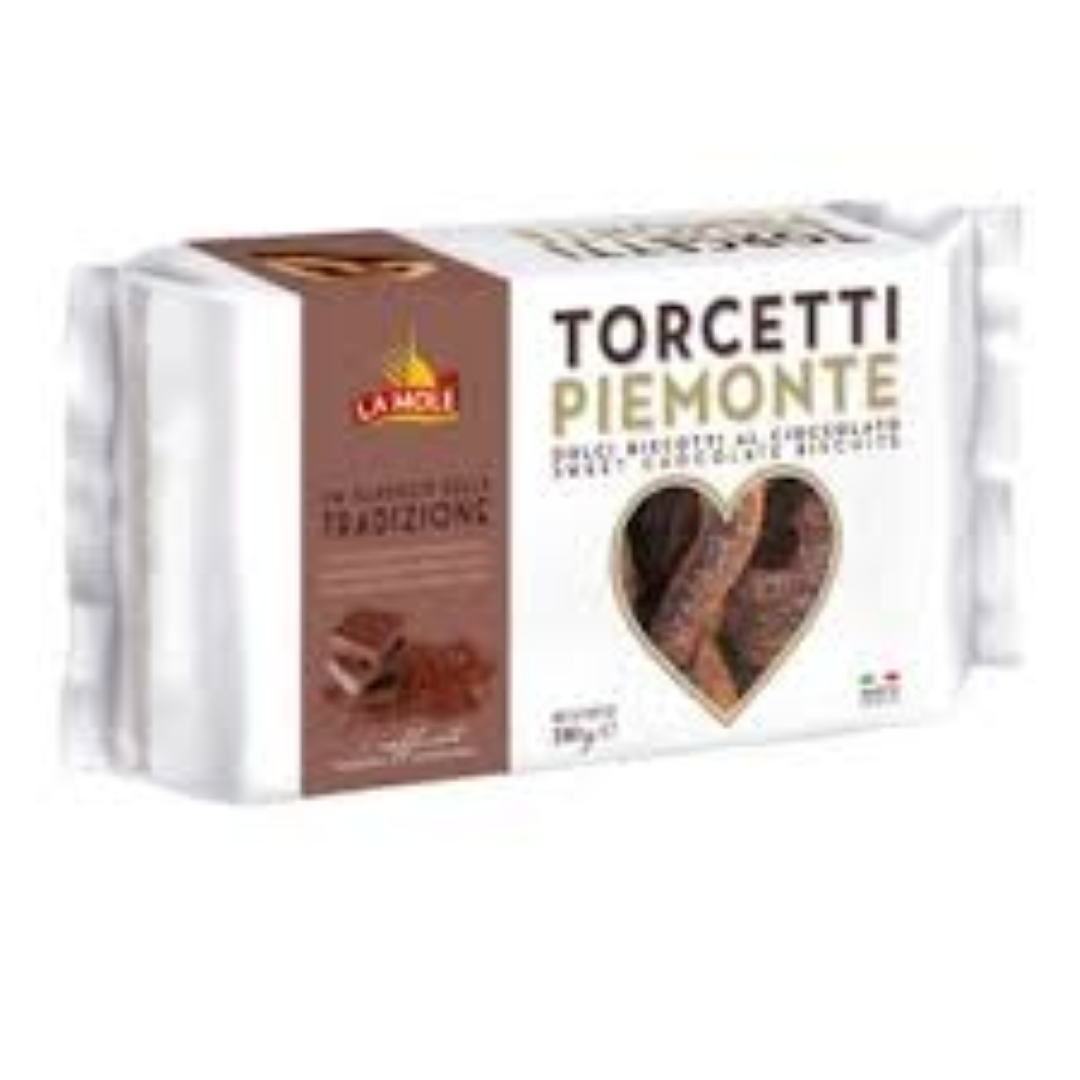 LA MOLE TORCETI AL CACAO SWEET CHOCOLATE BIS 180G